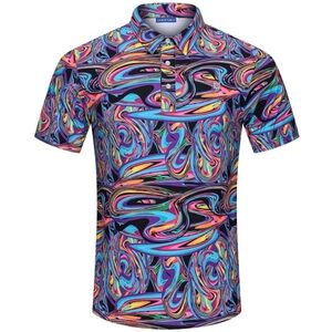 HRESKI 119 Custom Abstract Disco Golf Shirt- Perfect Condition!FINAL DROP!